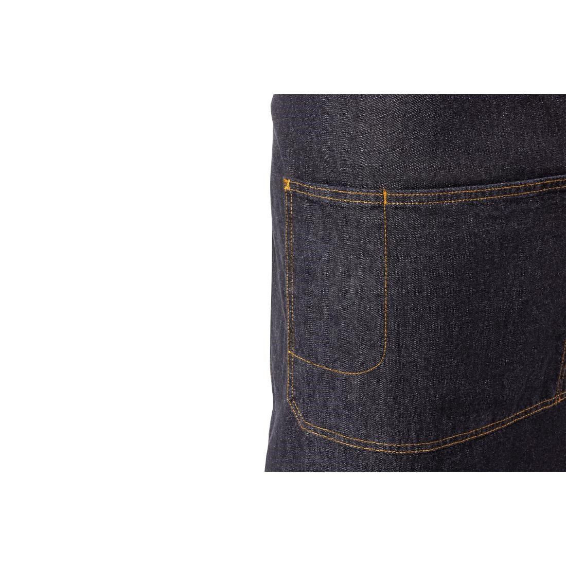 Chef Works Urban Memphis Bib Apron Indigo