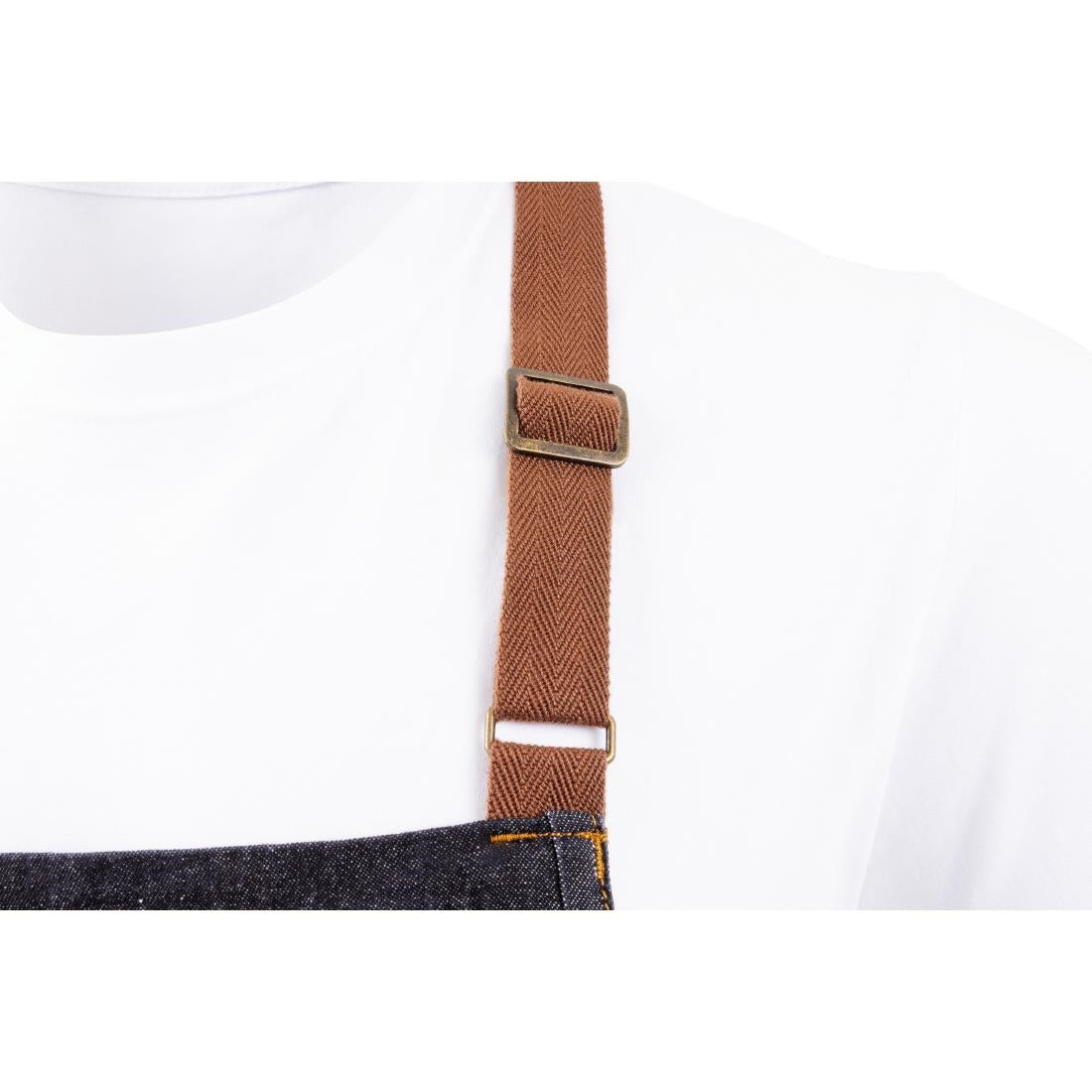 Chef Works Urban Memphis Bib Apron Indigo