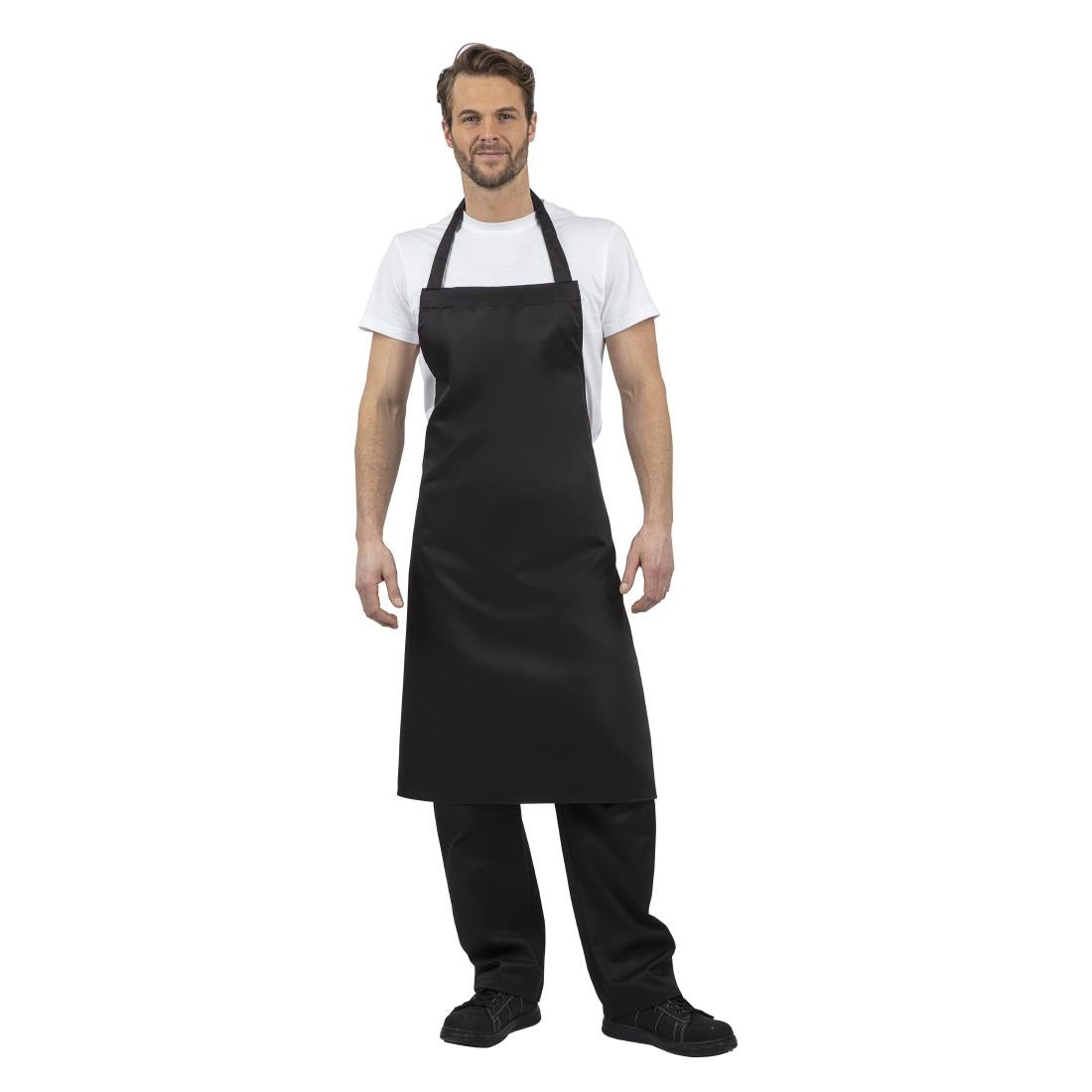 Whites Polycotton Bib Apron Black XL