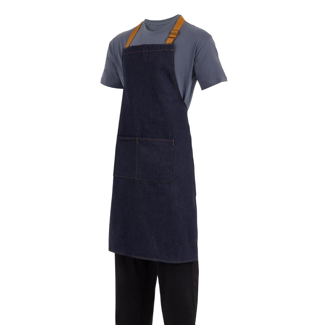 Southside Denim Bib Apron Blue