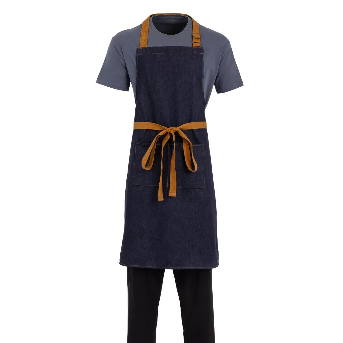 Southside Denim Bib Apron Blue