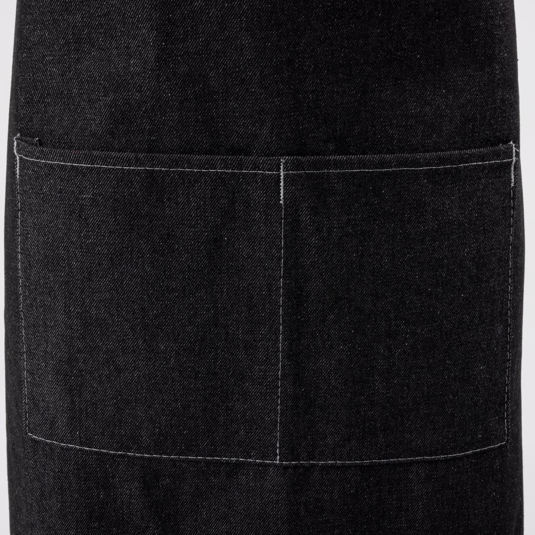 Southside Denim Bib Apron Black