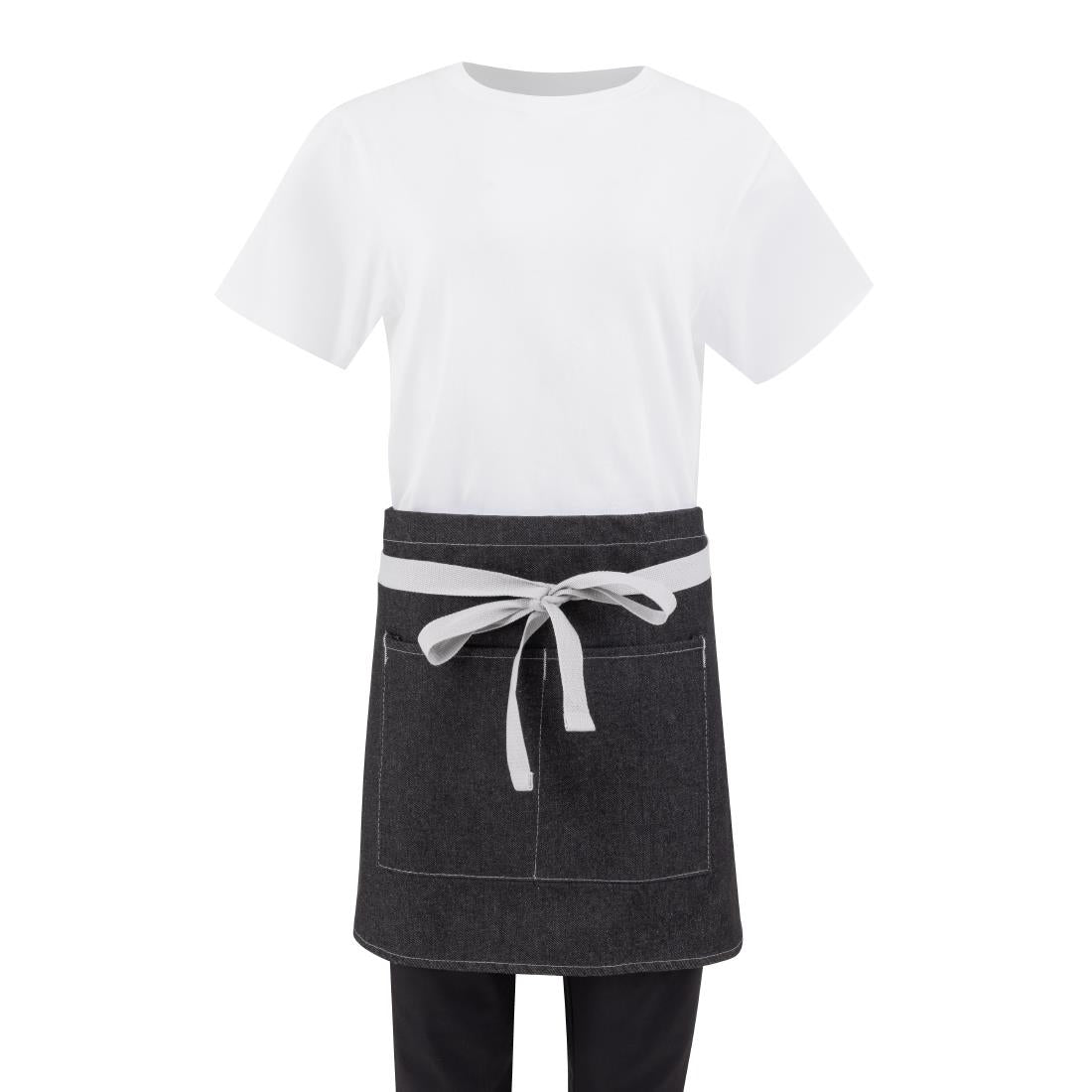 Southside Denim Waist Apron Black