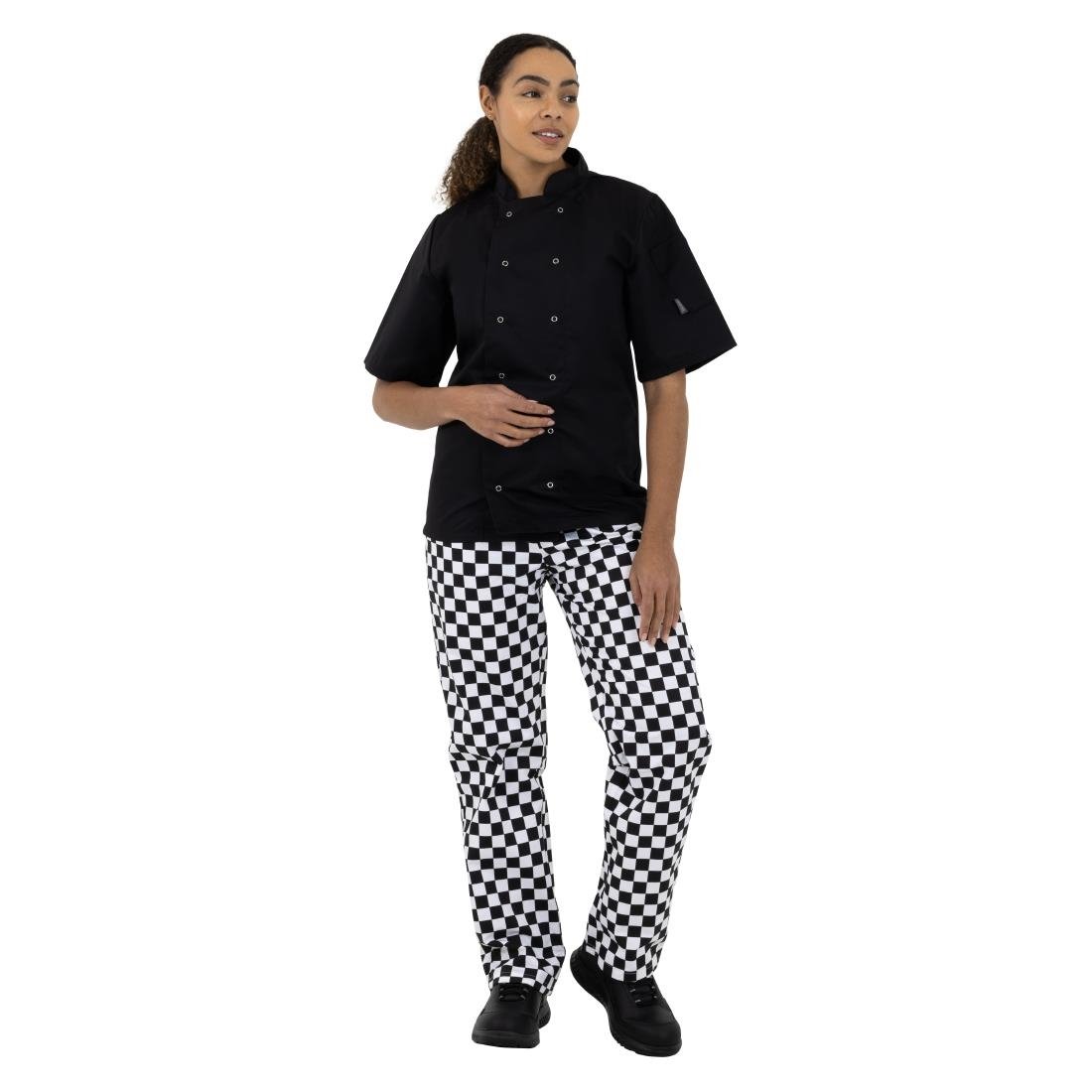 Whites Unisex Vegas Trousers Big Black & White Check Size M