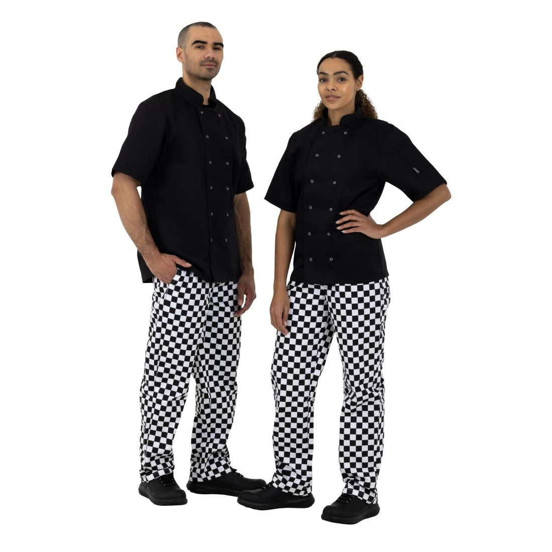 Whites Unisex Vegas Trousers Big Black & White Check Size XL