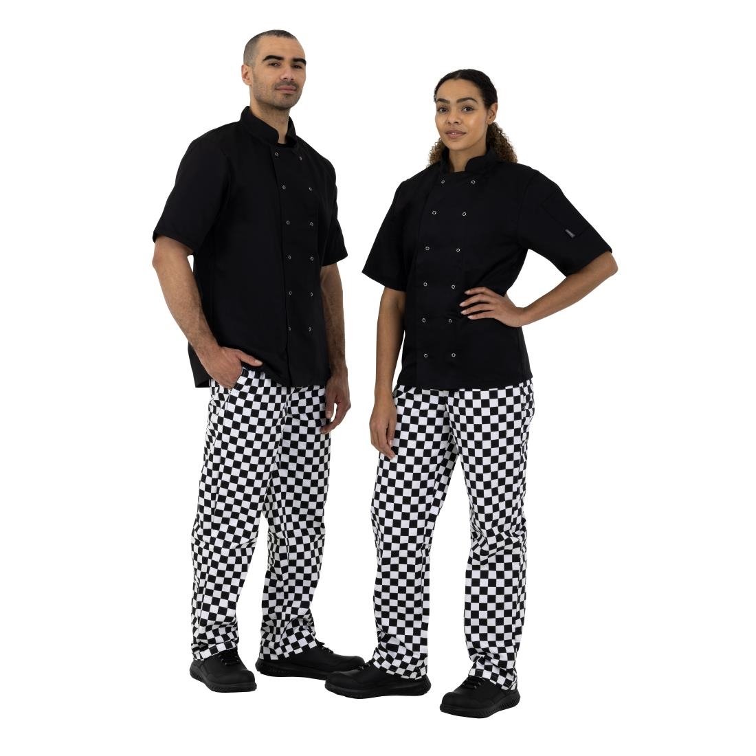 Whites Unisex Vegas Trousers Big Black & White Check Size M