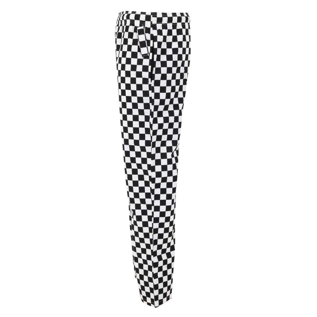 Whites Unisex Vegas Trousers Big Black & White Check Size M