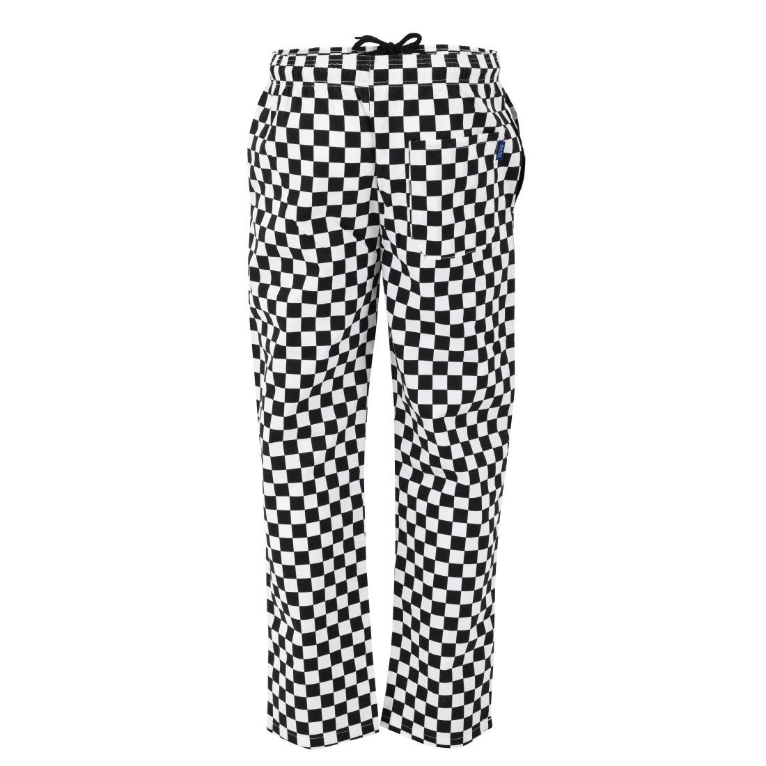 Whites Unisex Vegas Trousers Big Black & White Check Size L