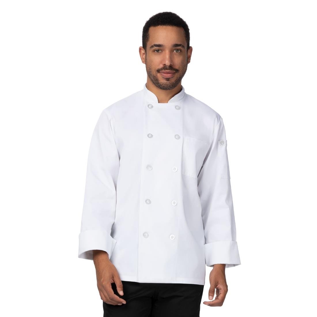 Chef Works Le Mans Recycled Unisex Chef Jacket White M
