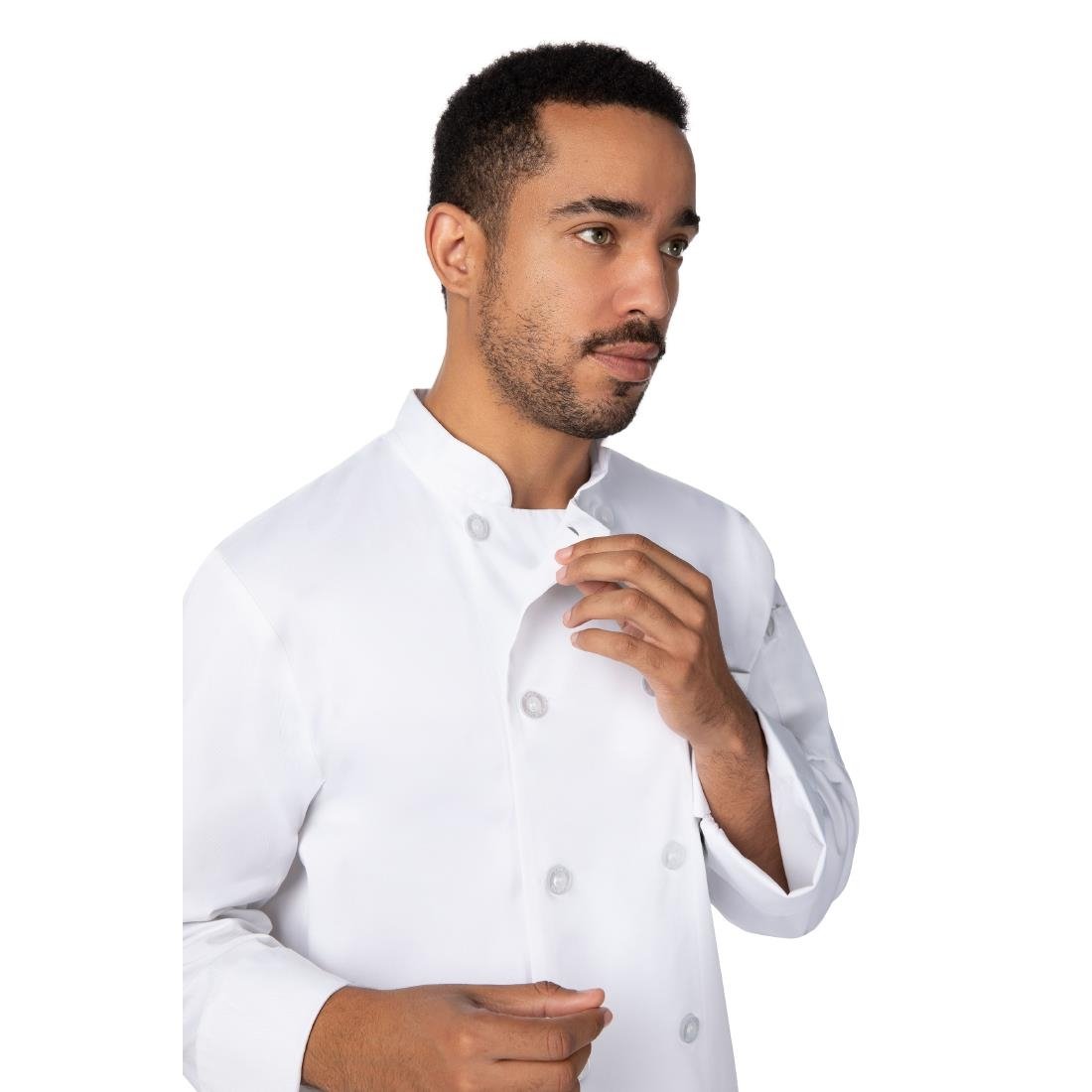 Chef Works Le Mans Recycled Unisex Chef Jacket White M