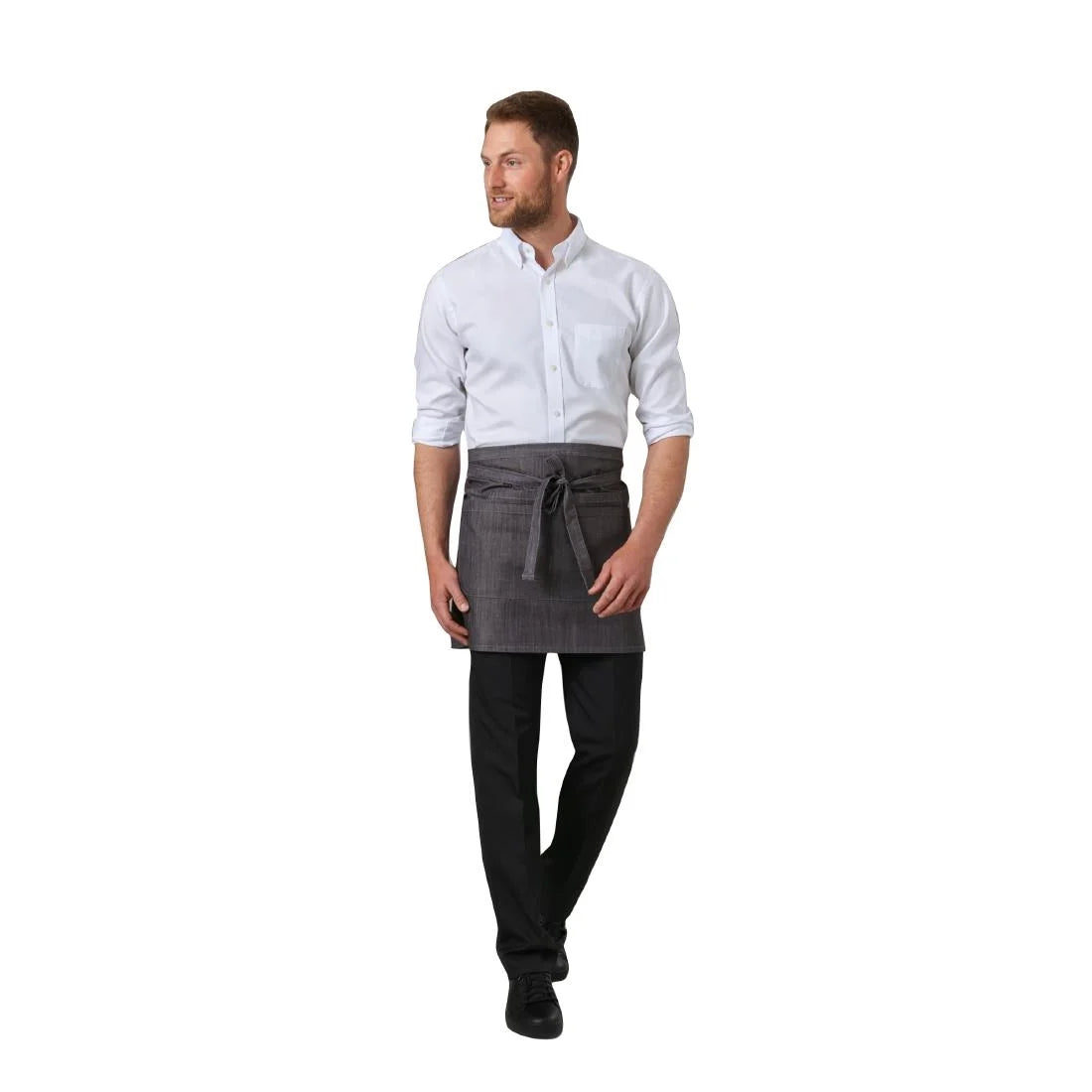 Brook Taverner Mens Mars Short Leg Black Waiting Trousers Size 46"