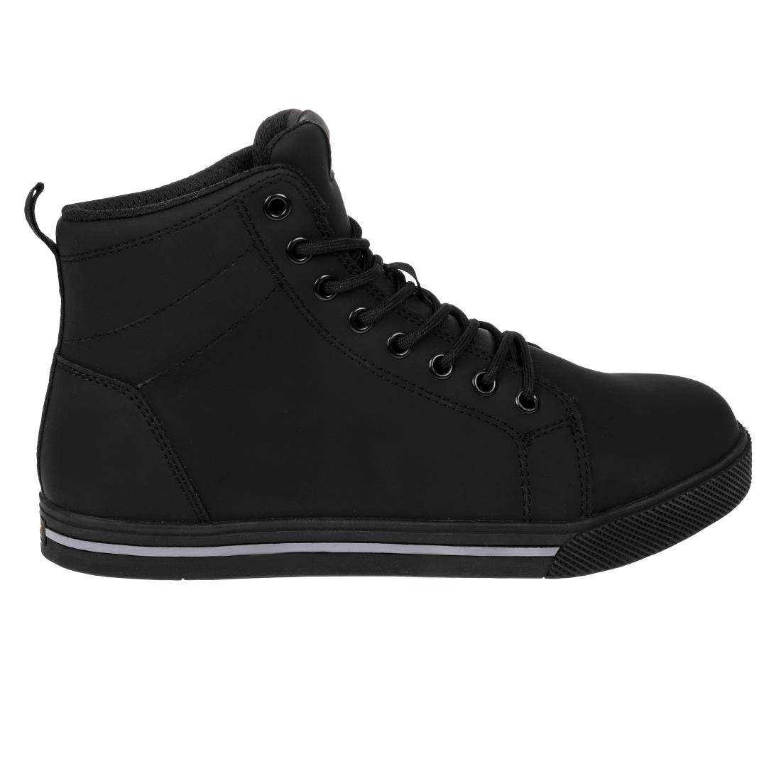 Slipbuster Microfibre Safety Hi Top Boots Matte Black 42