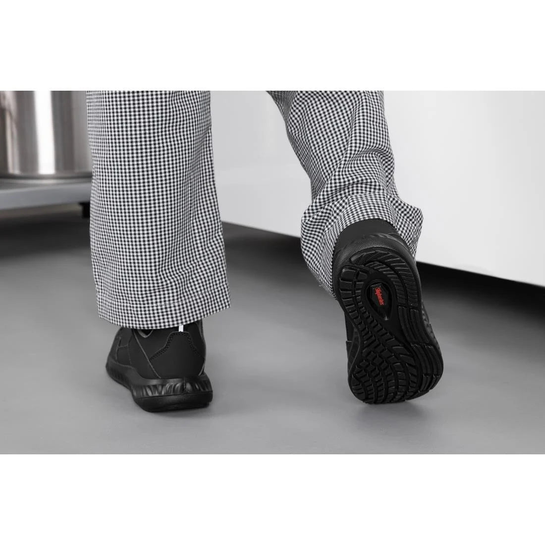 Slipbuster Microfibre Safety Trainers Matte Black 44