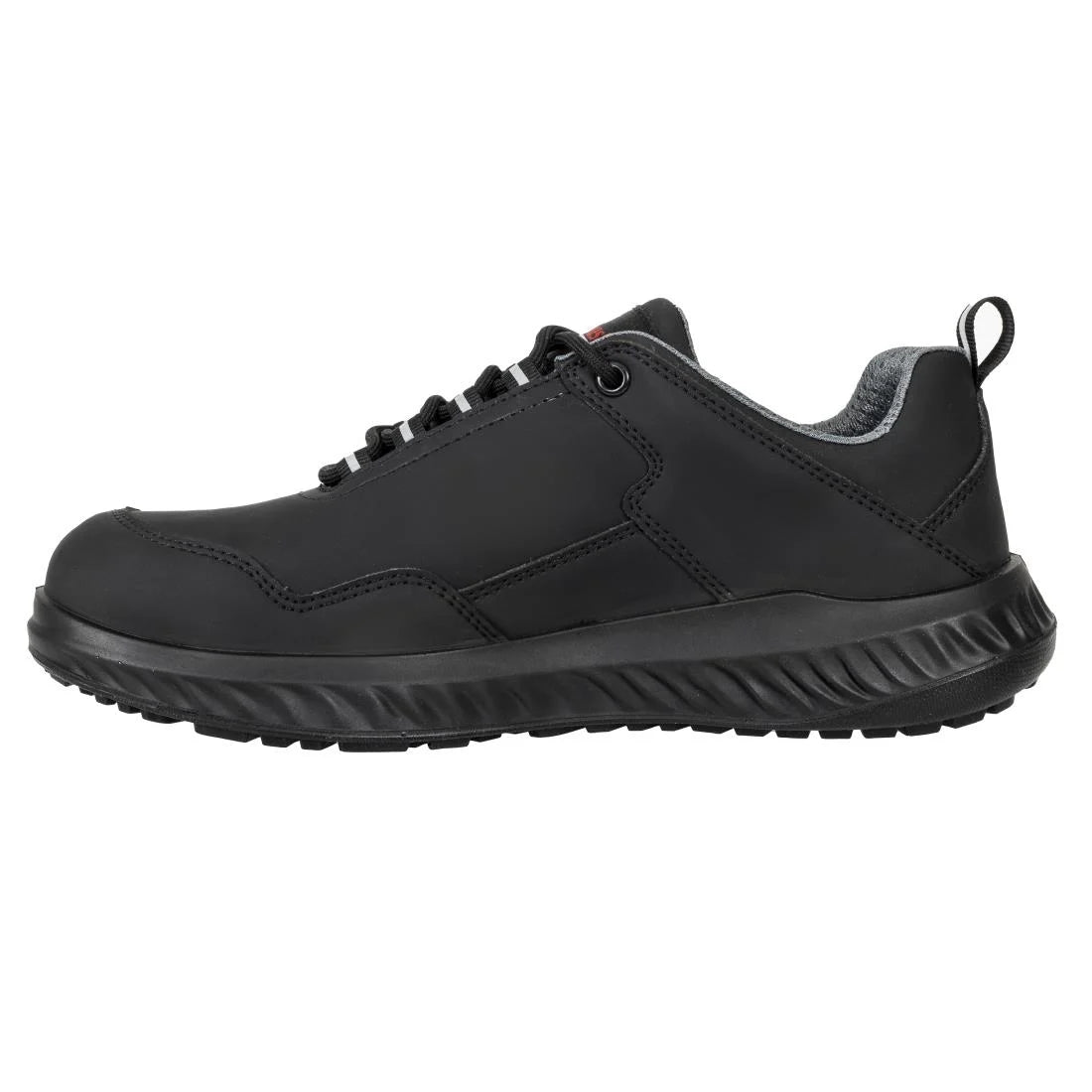 Slipbuster Microfibre Safety Trainers Matte Black 42