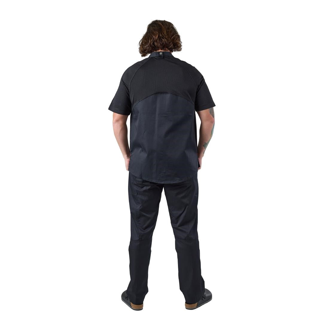 Chef Works Arcadia Sustainable Unisex Chef Jacket Black XL