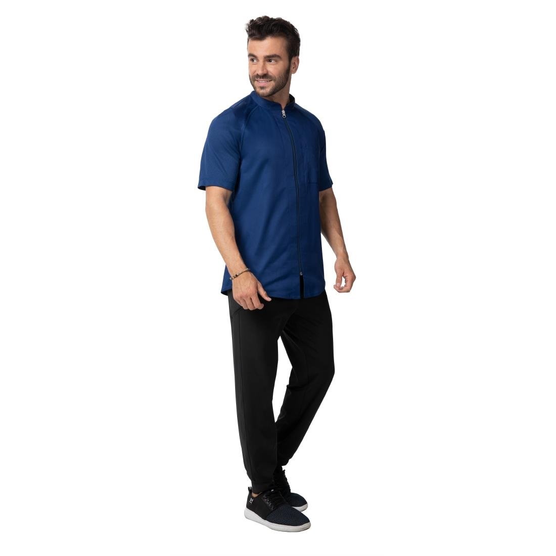 Chef Works Arcadia Sustainable Unisex Chef Jacket Ocean Blue XL