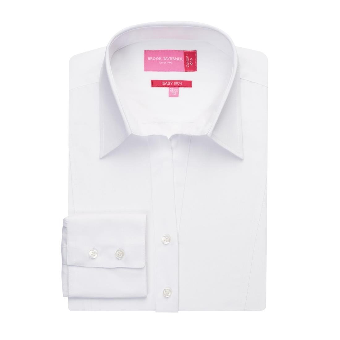 Brook Taverner Ladies Palena Long Sleeve Shirt White Size 6