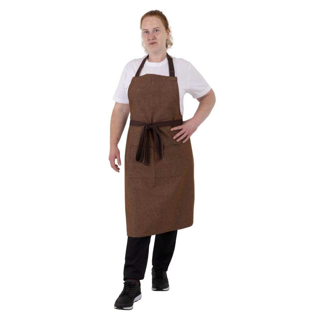 Southside Denim Bib Apron Tan