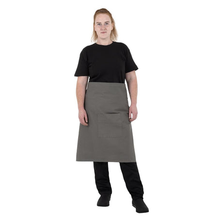 Southside Cotton Canvas Bistro Apron Khaki