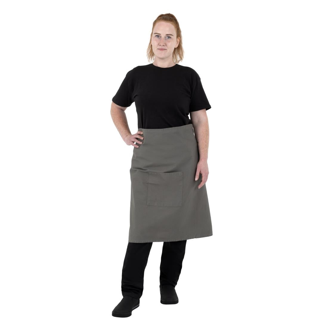 Southside Cotton Canvas Bistro Apron Khaki