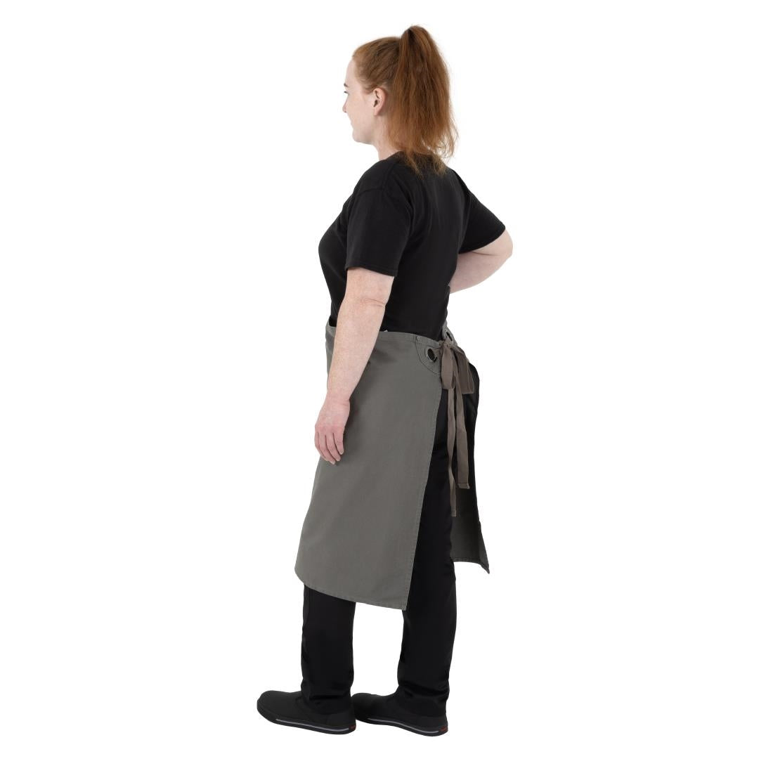 Southside Cotton Canvas Bistro Apron Khaki