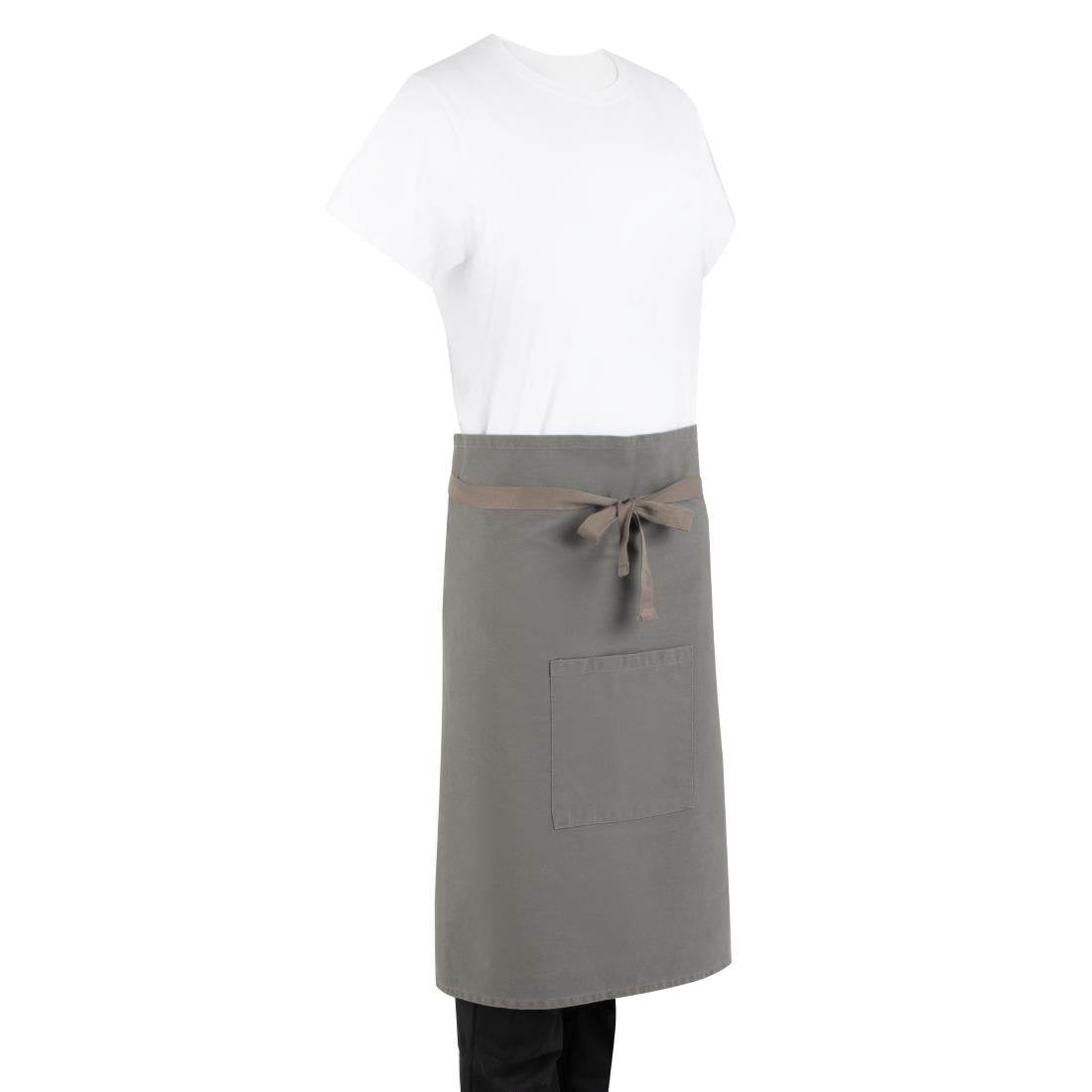 Southside Cotton Canvas Bistro Apron Khaki