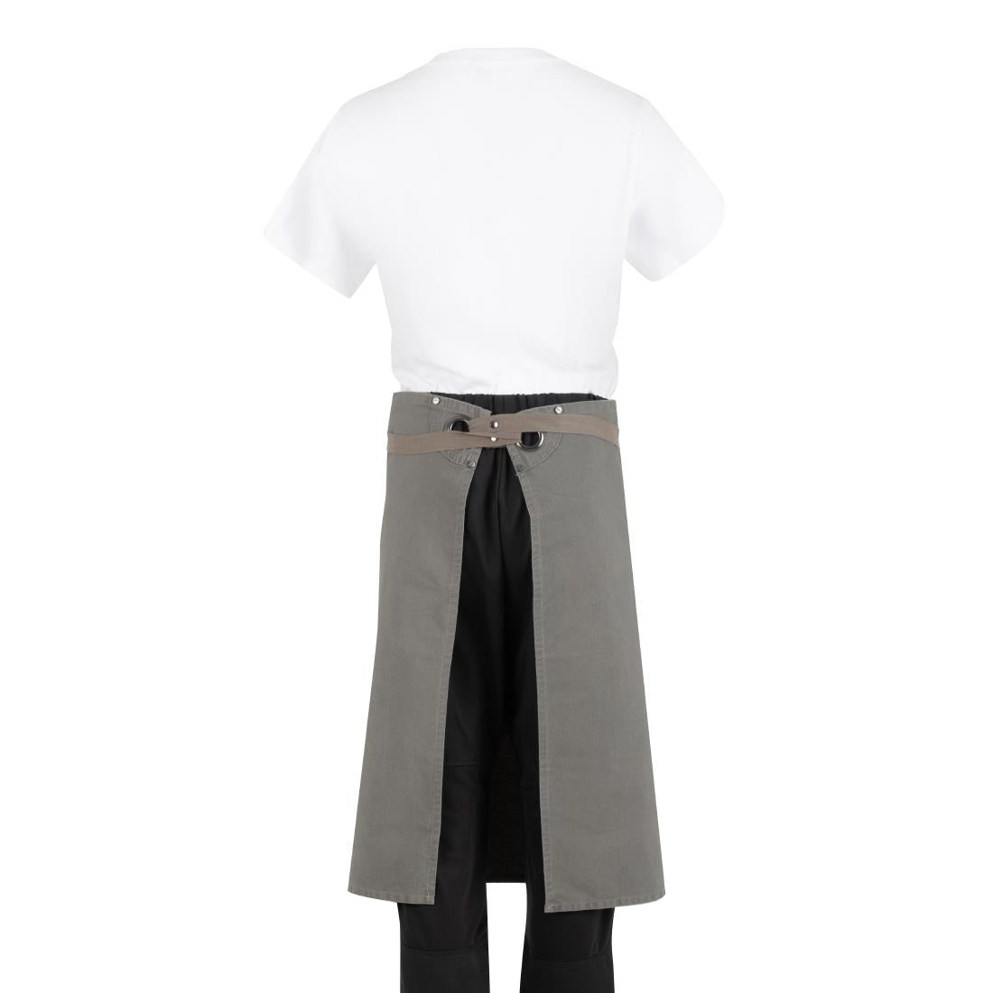 Southside Cotton Canvas Bistro Apron Khaki