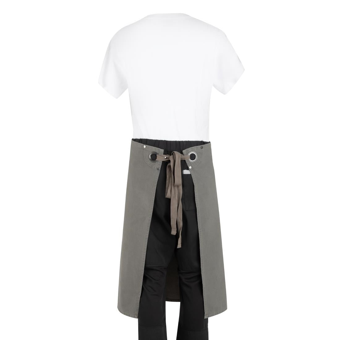 Southside Cotton Canvas Bistro Apron Khaki