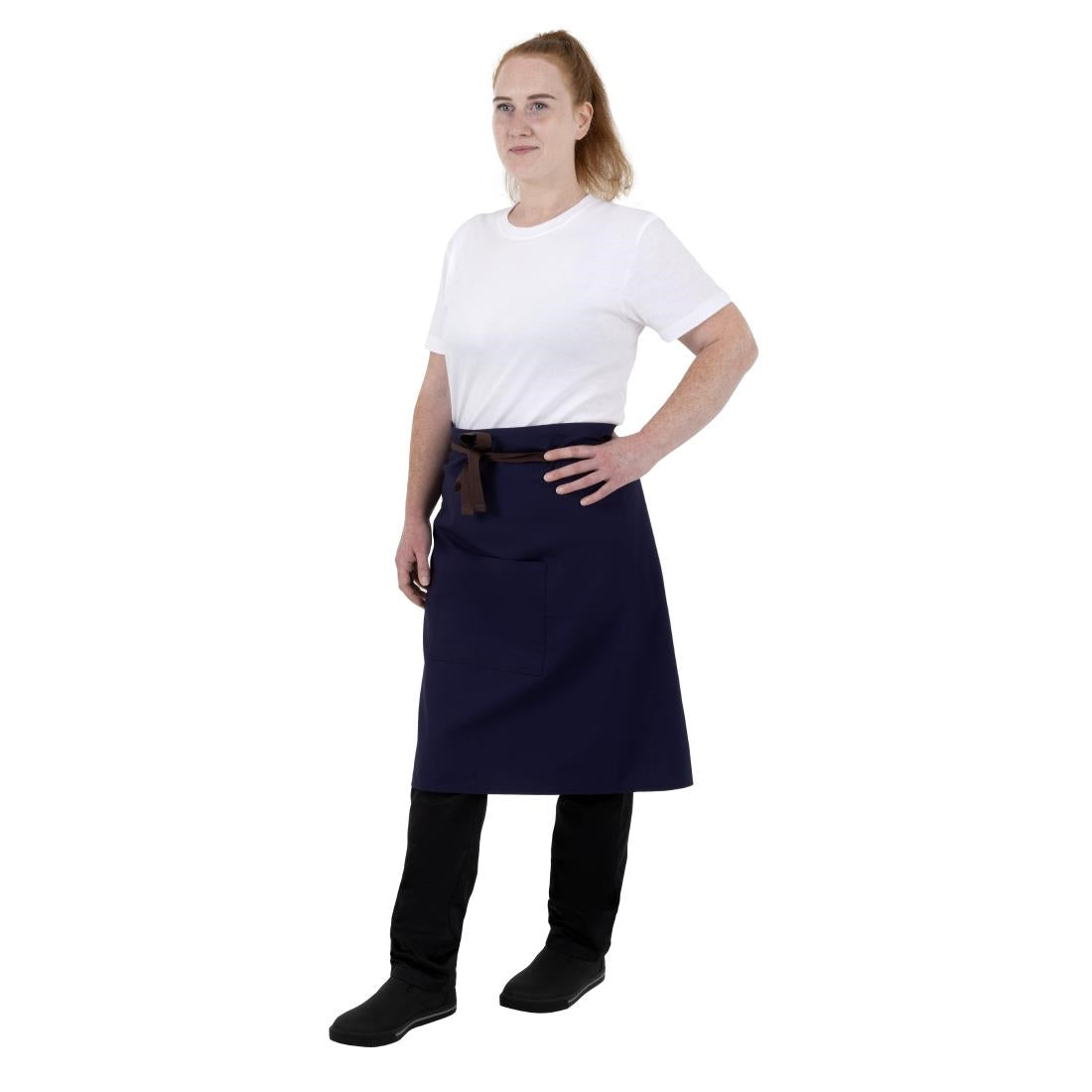 Southside Cotton Canvas Bistro Apron Navy