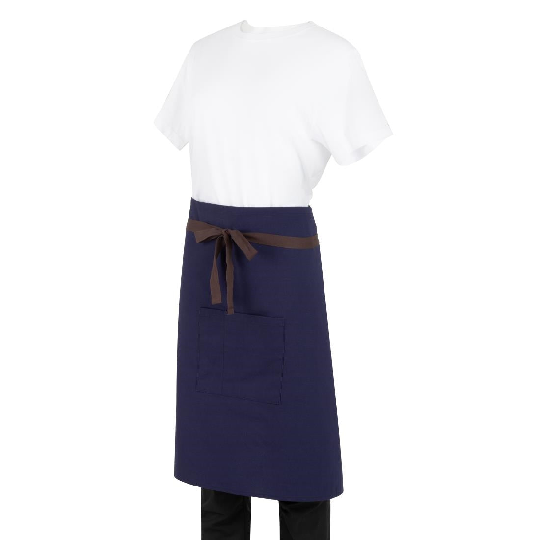 Southside Cotton Canvas Bistro Apron Navy
