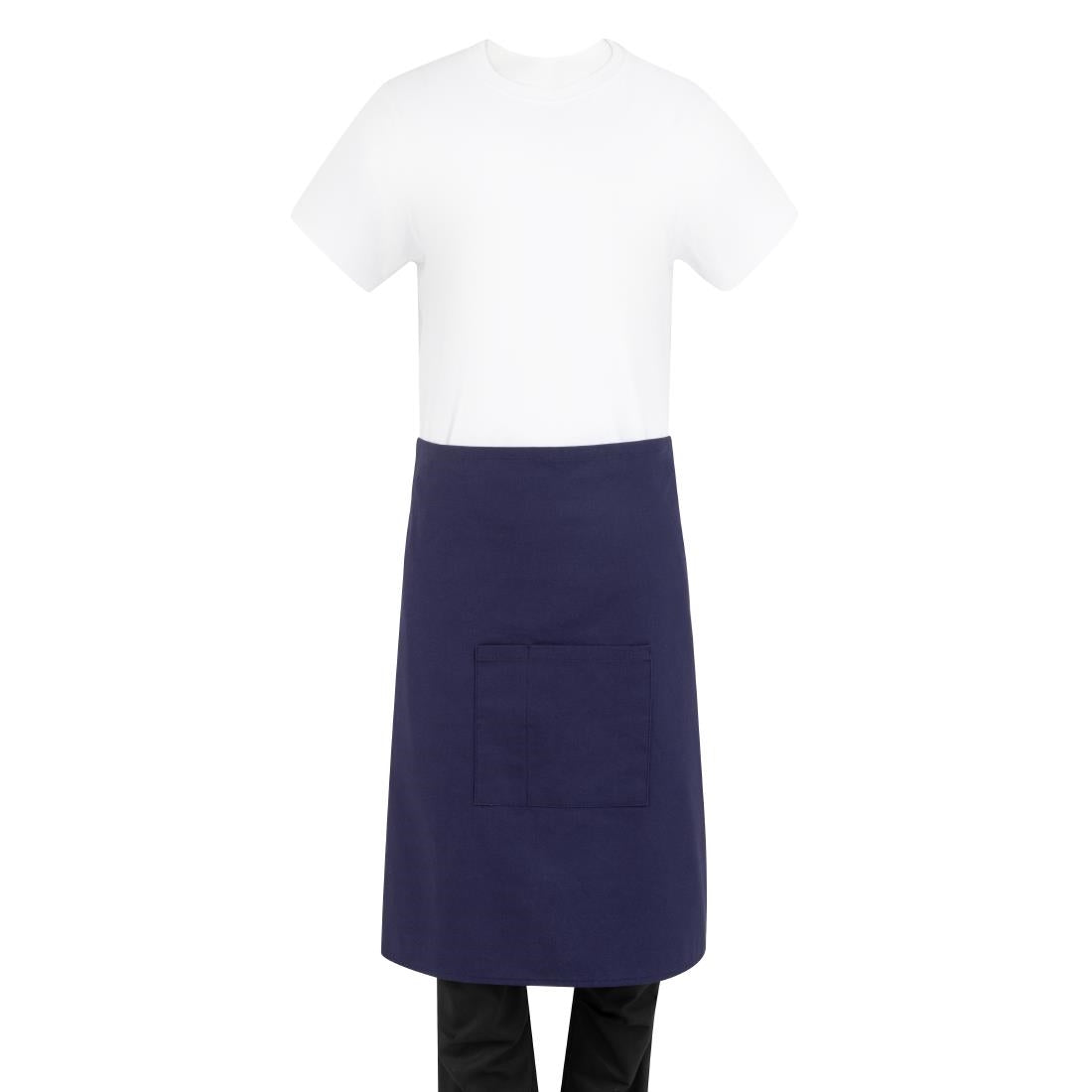 Southside Cotton Canvas Bistro Apron Navy