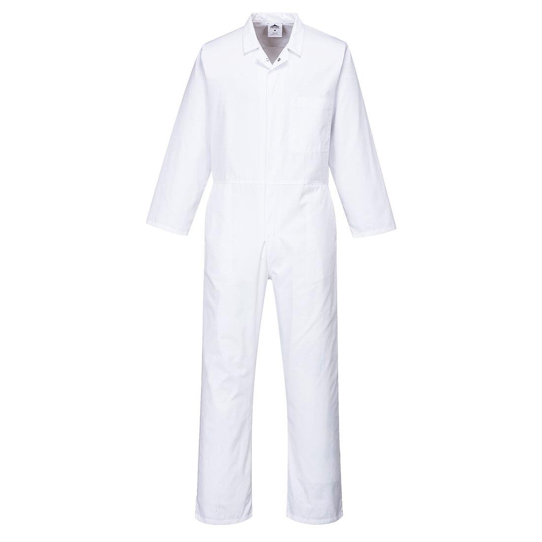 Portwest White Food Coverall Size XL