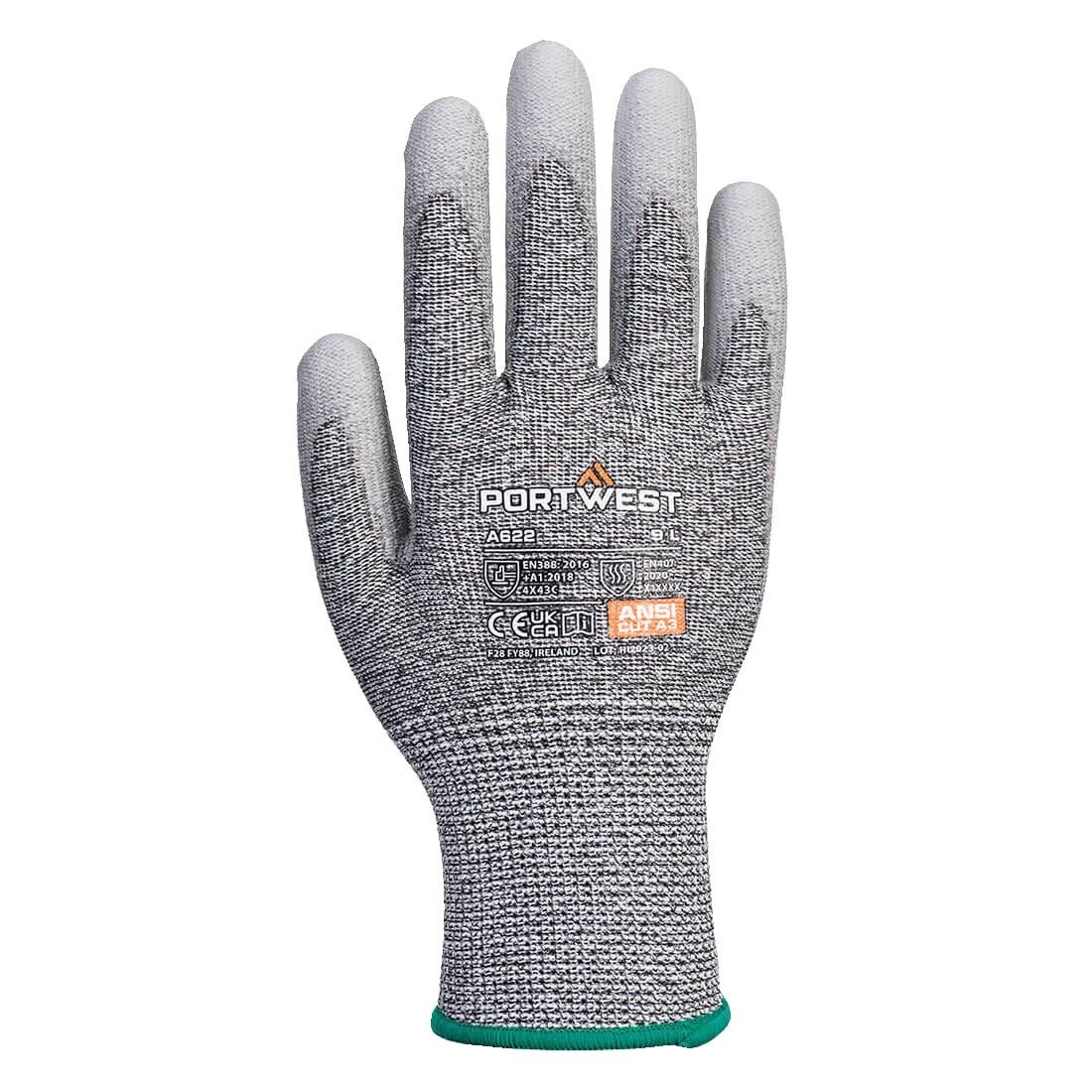 Portwest Grey Cut C13 PU Glove Size XL