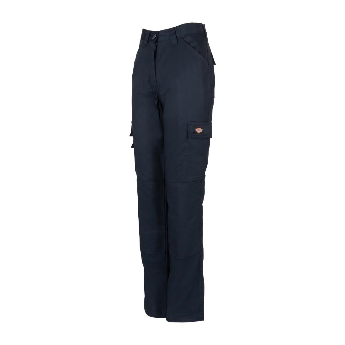 Dickies Womens Flex Everyday Trousers Navy Size 28