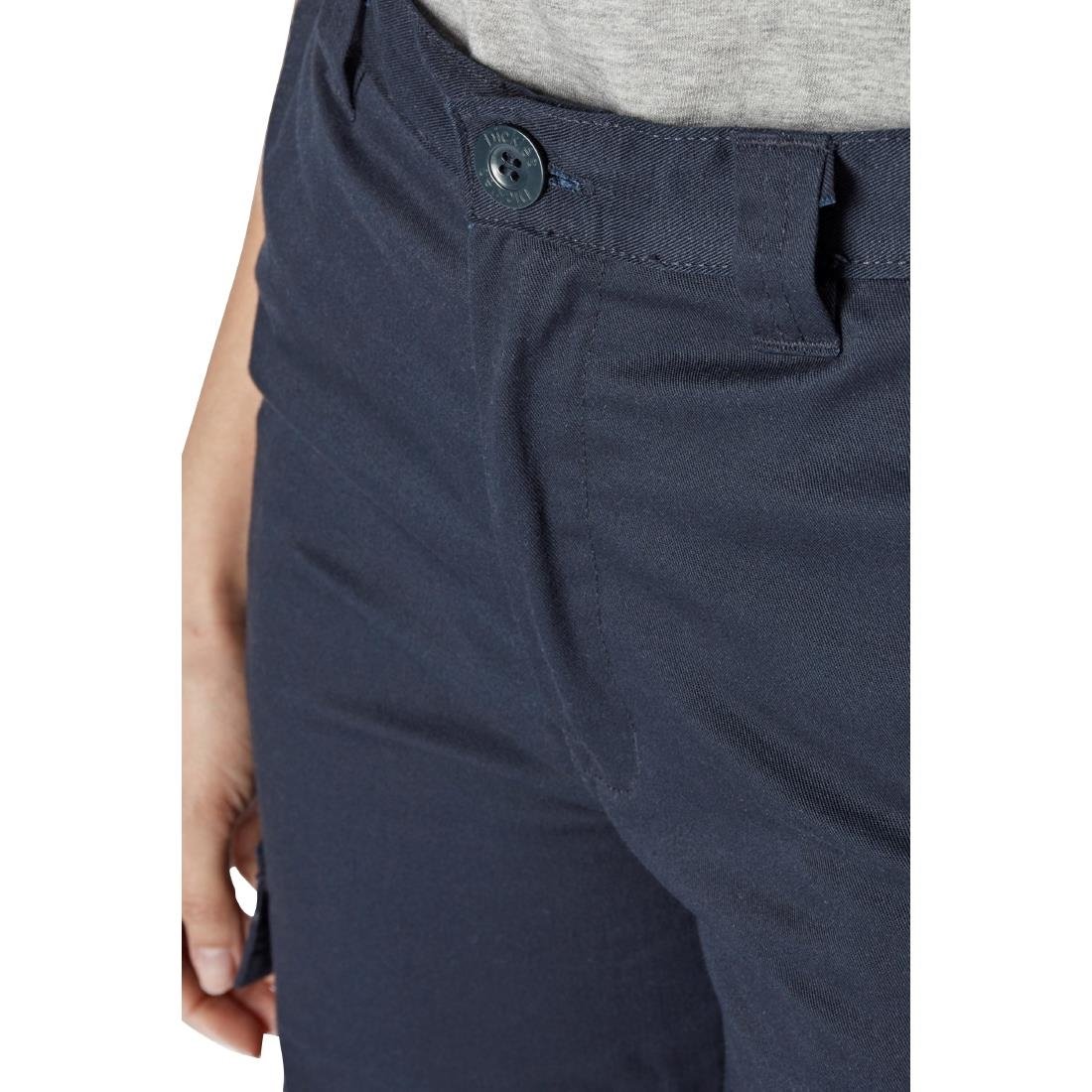 Dickies Womens Flex Everyday Trousers Navy Size 26