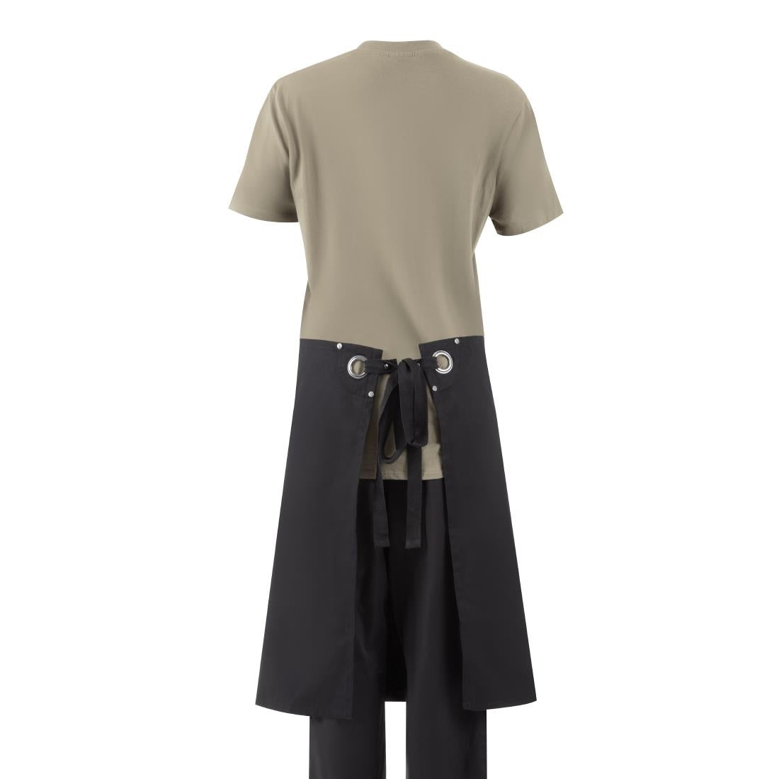 Southside Cotton Canvas Waist Apron Black