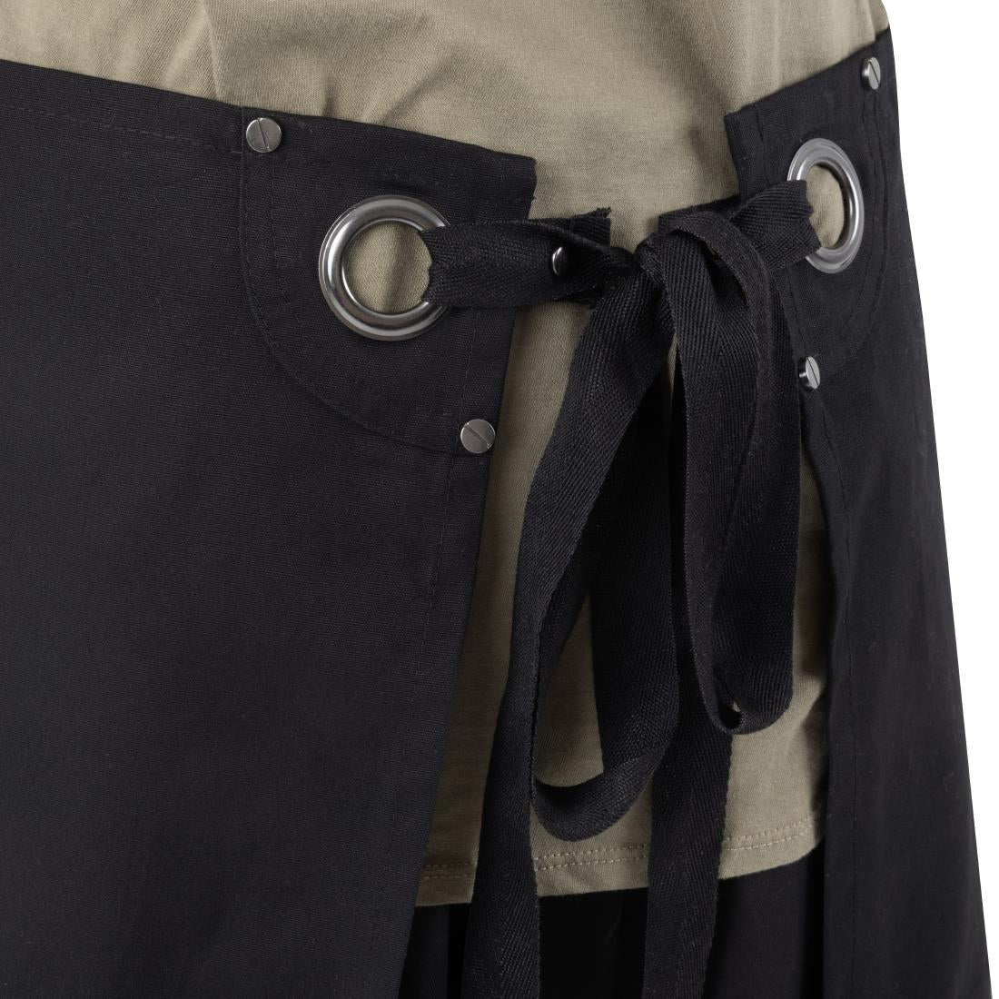 Southside Cotton Canvas Waist Apron Black