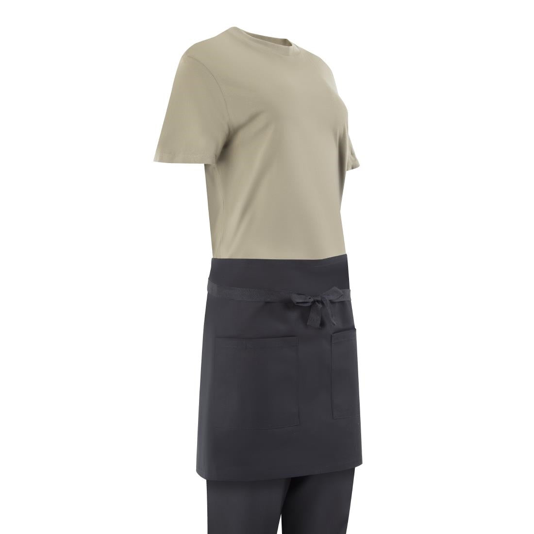 Southside Cotton Canvas Bistro Apron Black
