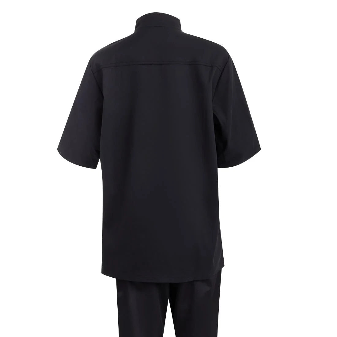 Southside Oakland Short Sleeve Chefs Jacket Black Size XL
