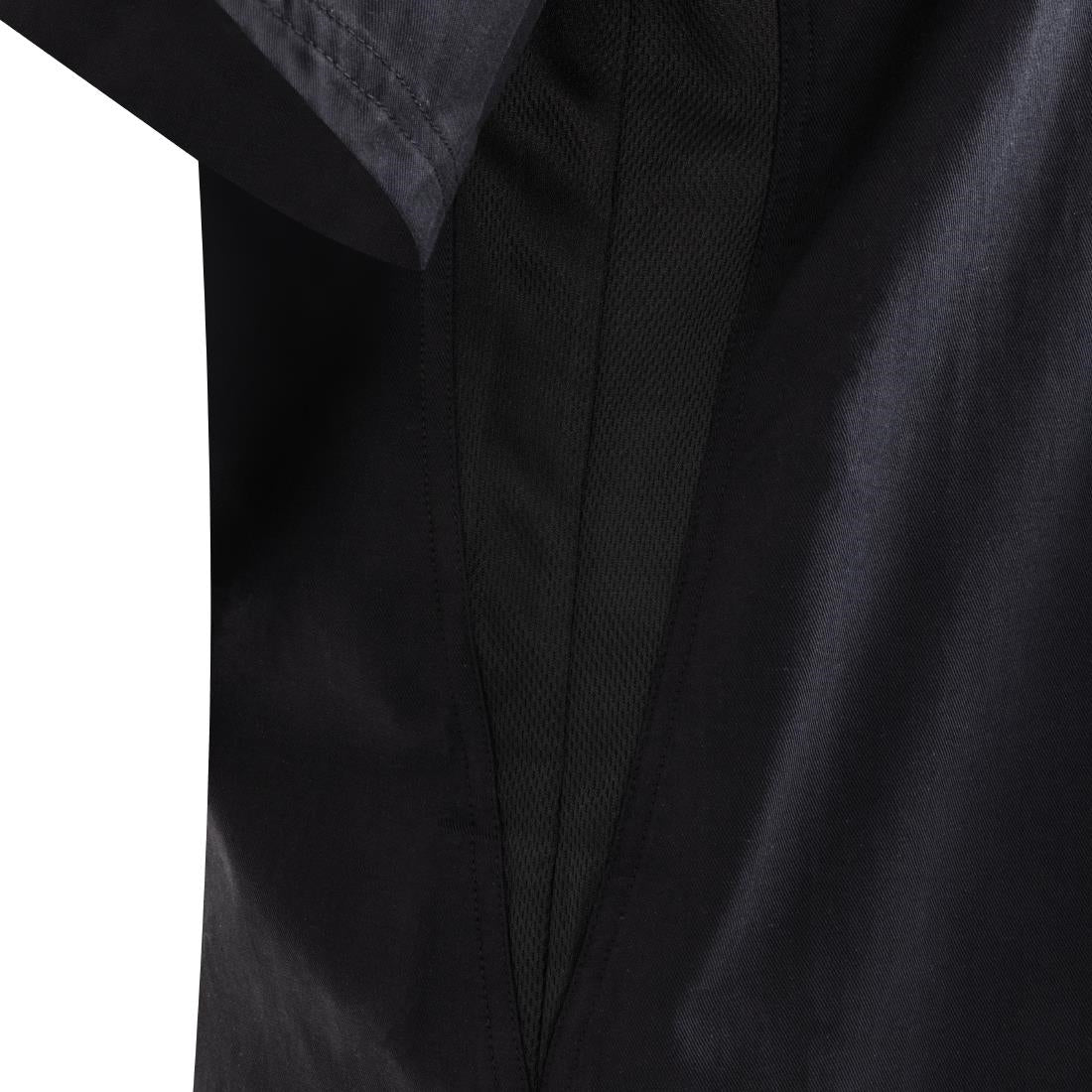 Southside Oakland Short Sleeve Chefs Jacket Black Size L