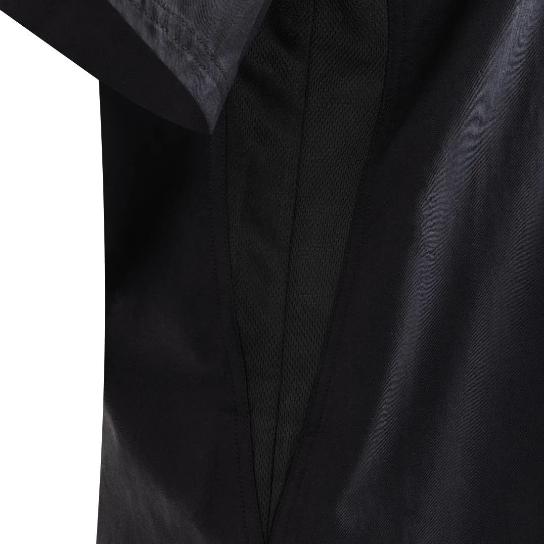 Southside Oakland Short Sleeve Chefs Jacket Black Size S