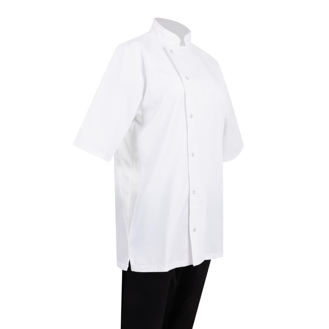 Southside Oakland Short Sleeve Chefs Jacket White Size L