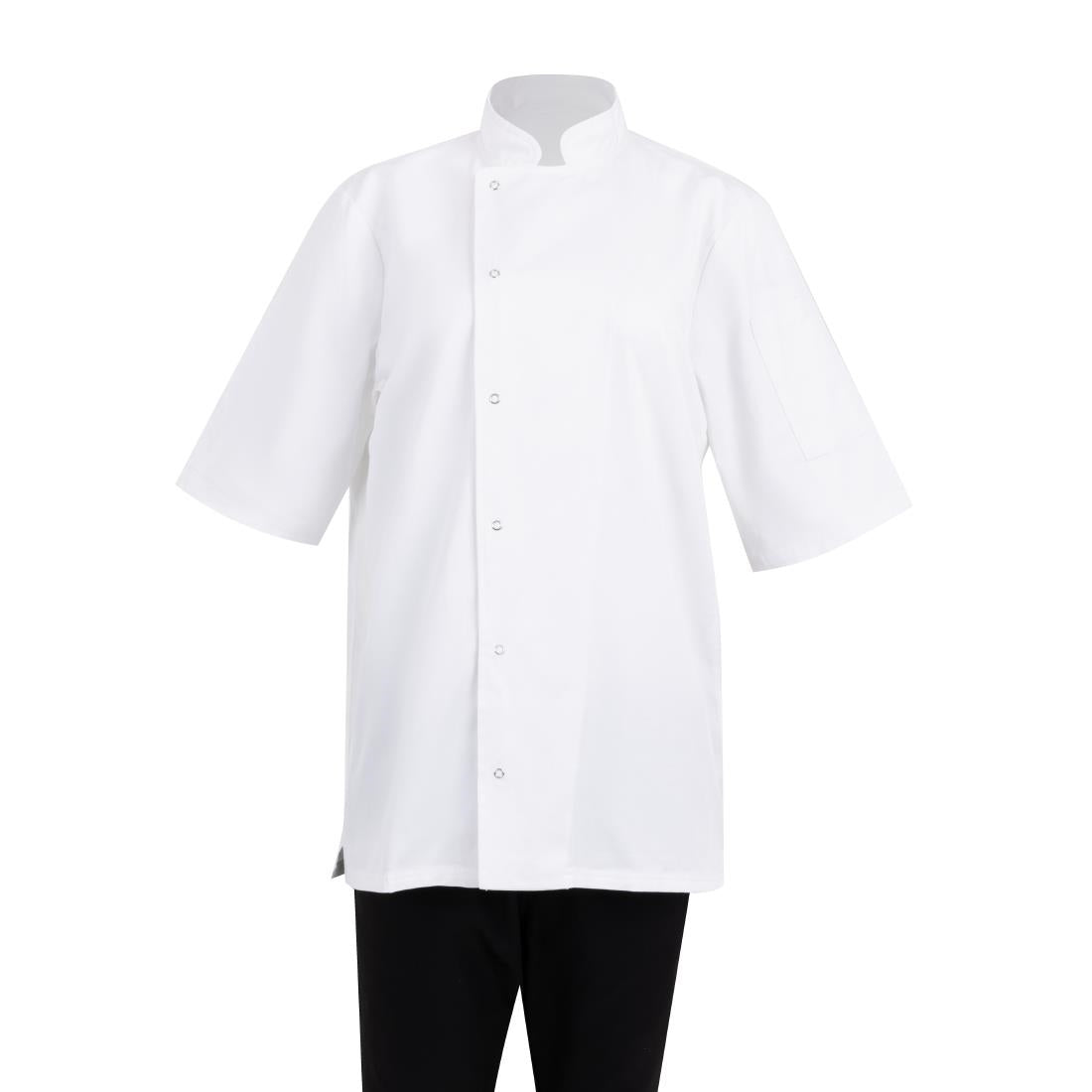Southside Oakland Short Sleeve Chefs Jacket White Size L