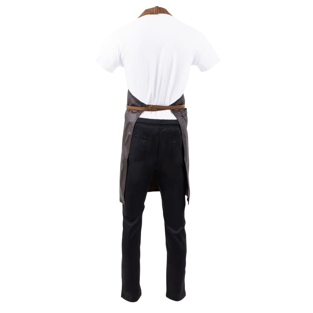 Chef Works Urban Boulder Bib Apron Black/Brown