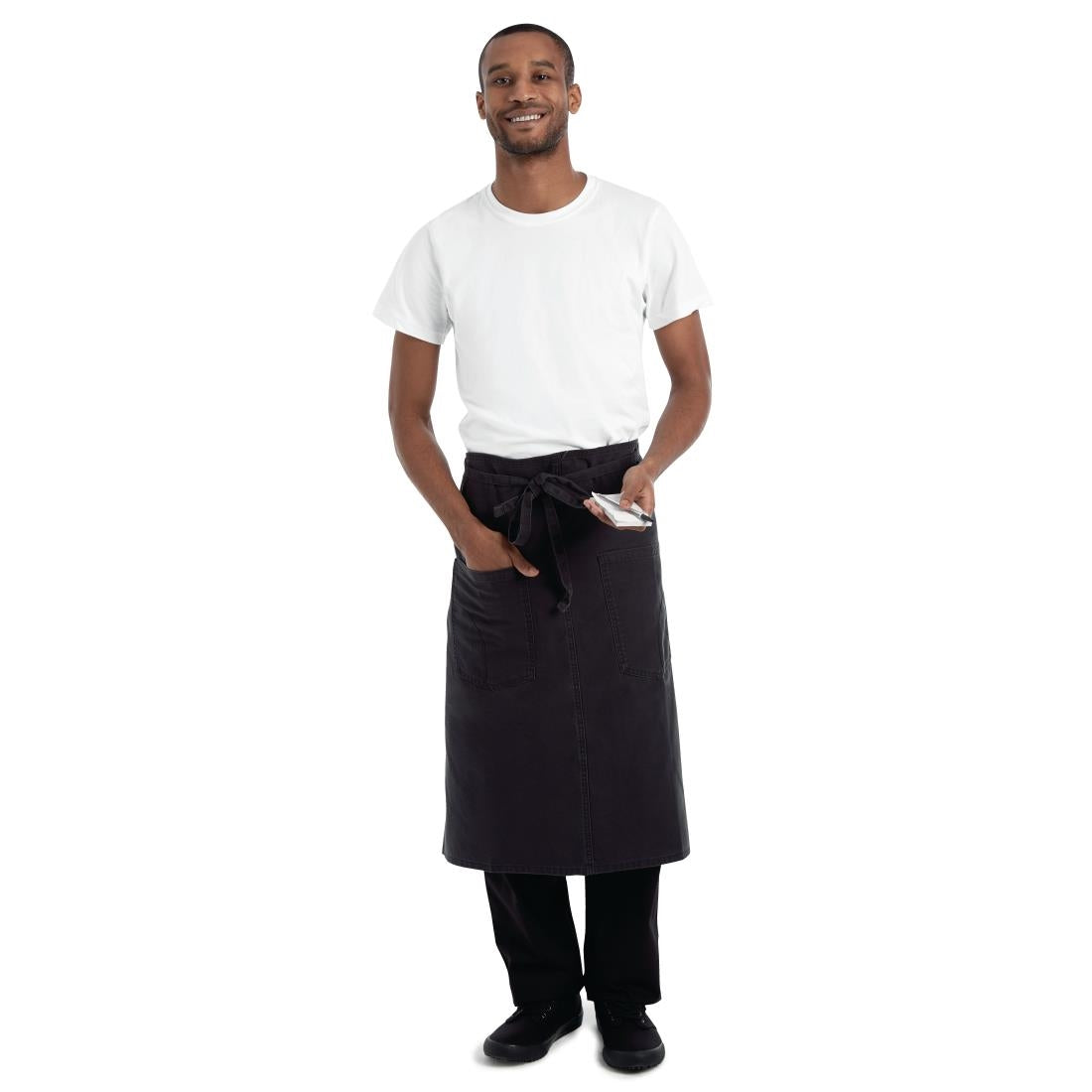 Chef Works Urban Rockford Bistro Apron Steel Grey