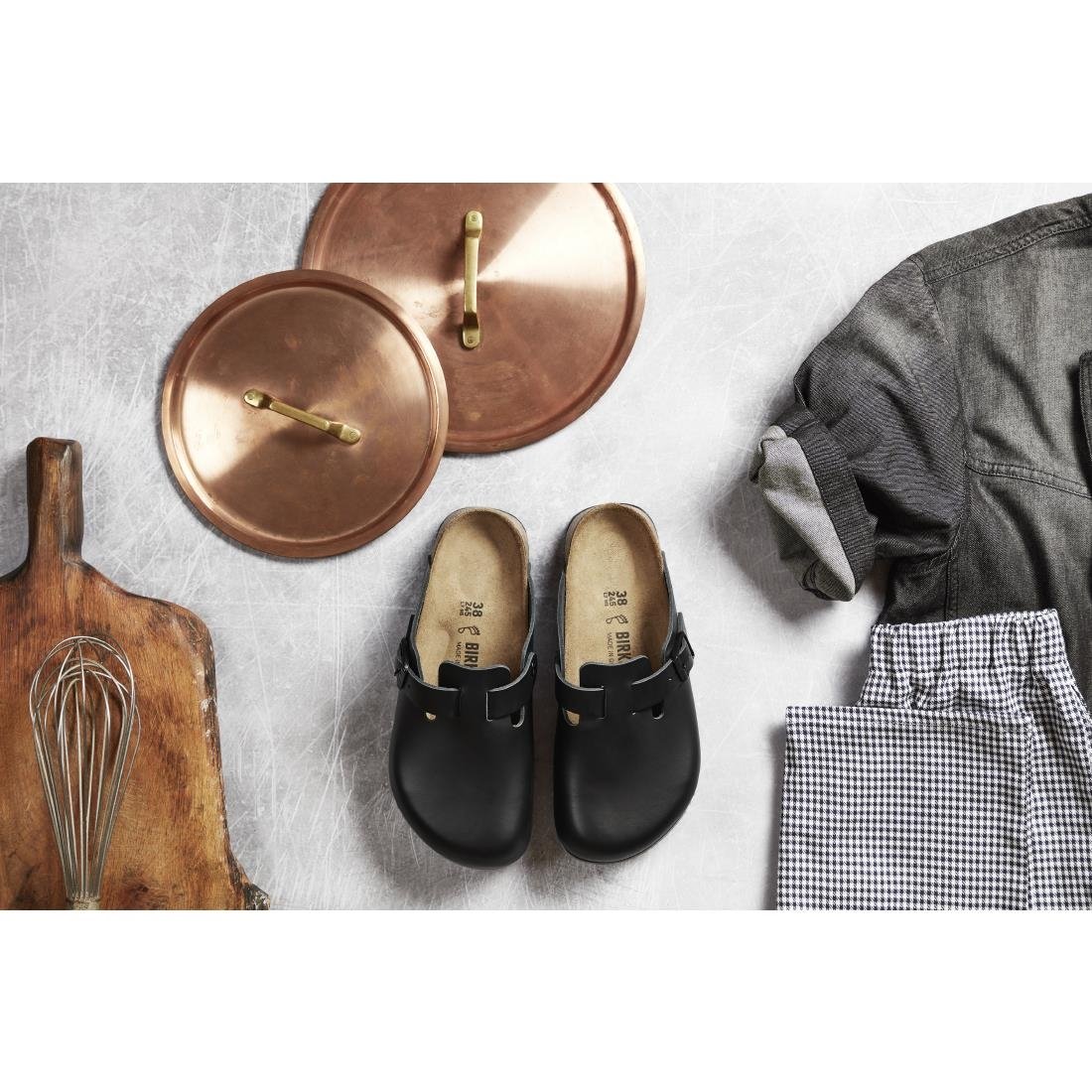 Birkenstock Super Grip Professional Boston Clogs Black 39