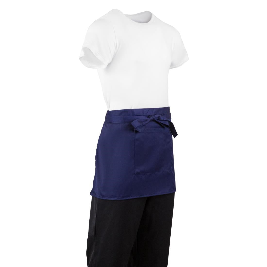Whites Waist Apron Navy Blue