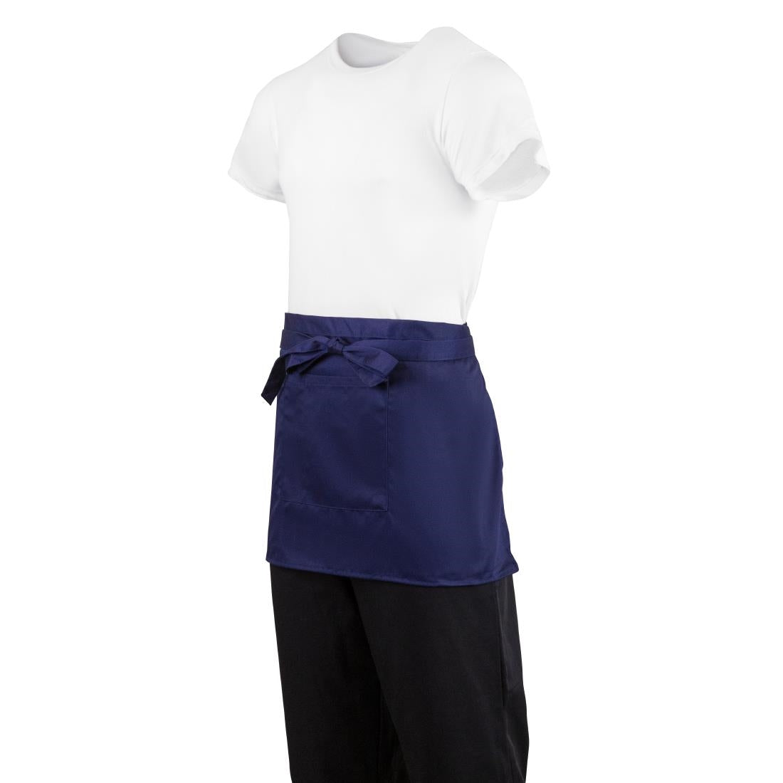 Whites Waist Apron Navy Blue