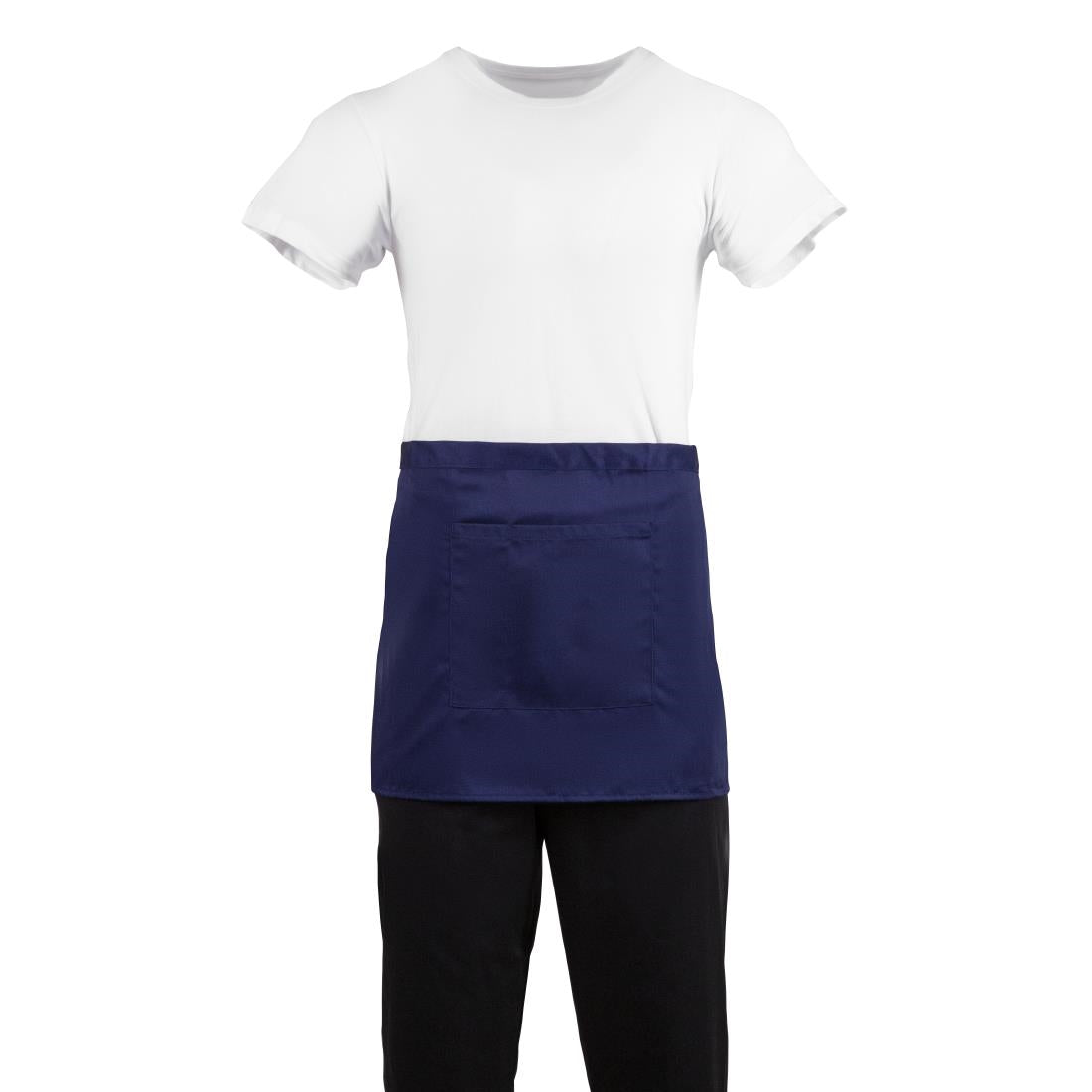 Whites Waist Apron Navy Blue