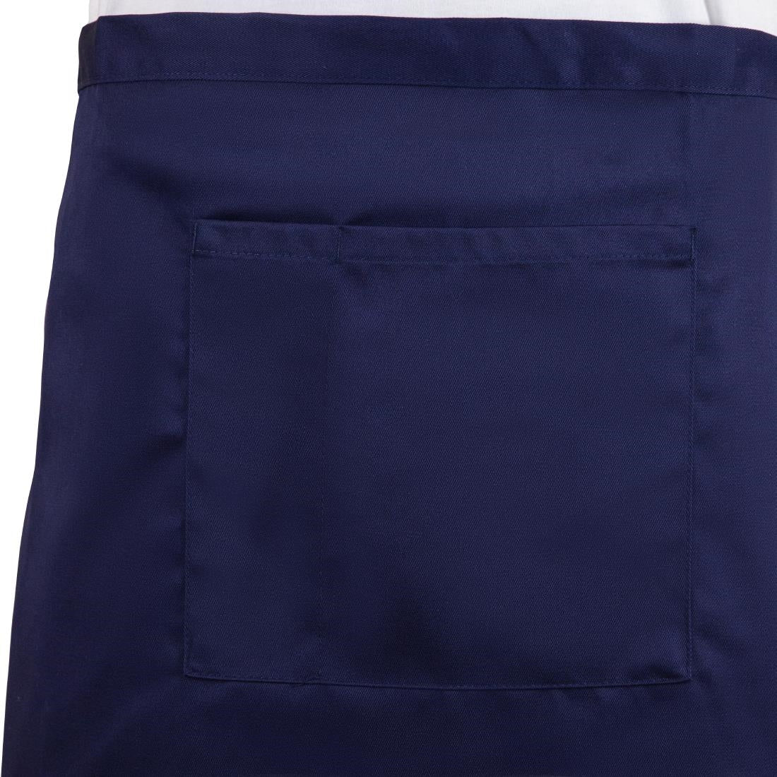 Whites Waist Apron Navy Blue